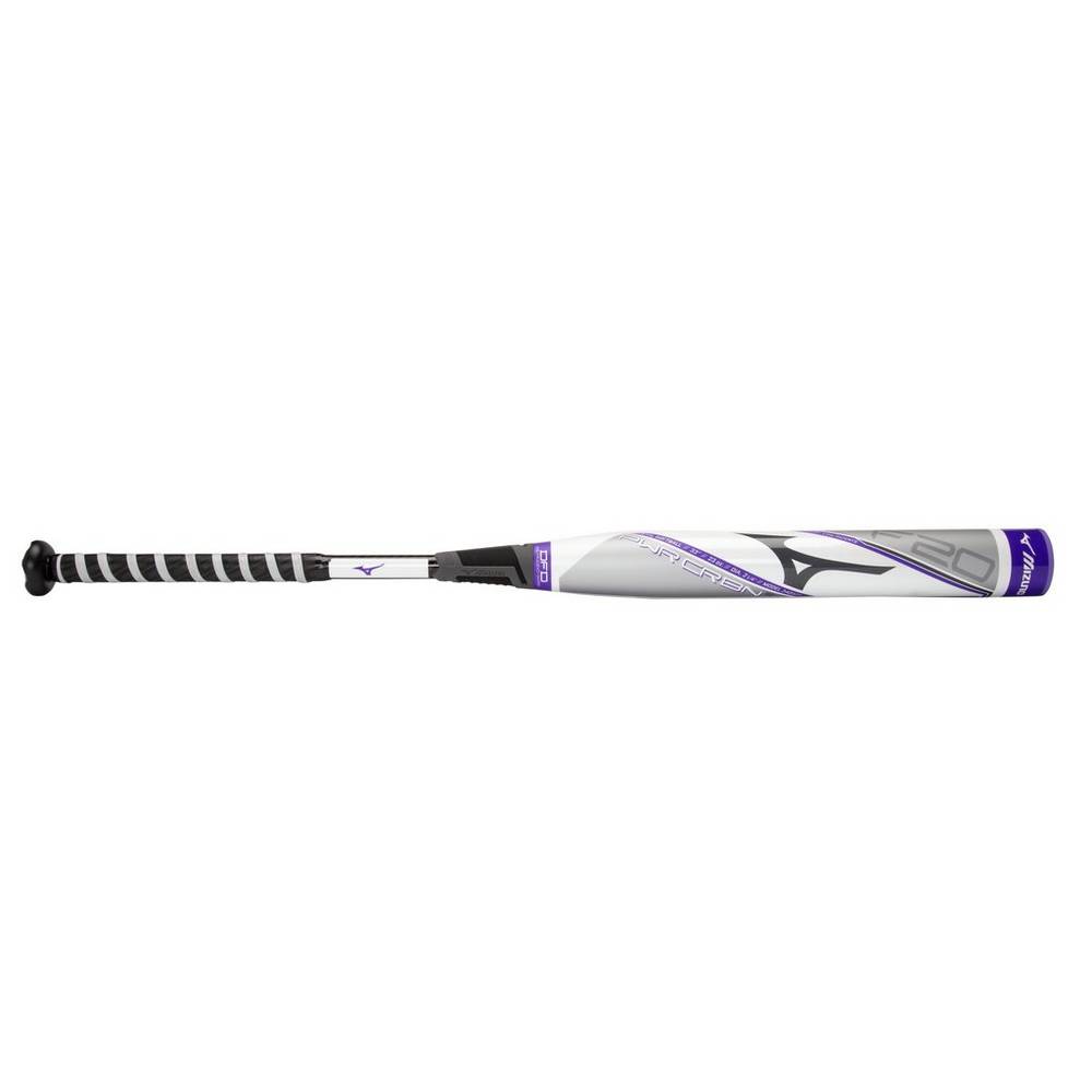 Mizuno F20-PWR CRBN - Fastpitch (-11) Női Baseball Ütő Fehér/Lila XJU548120